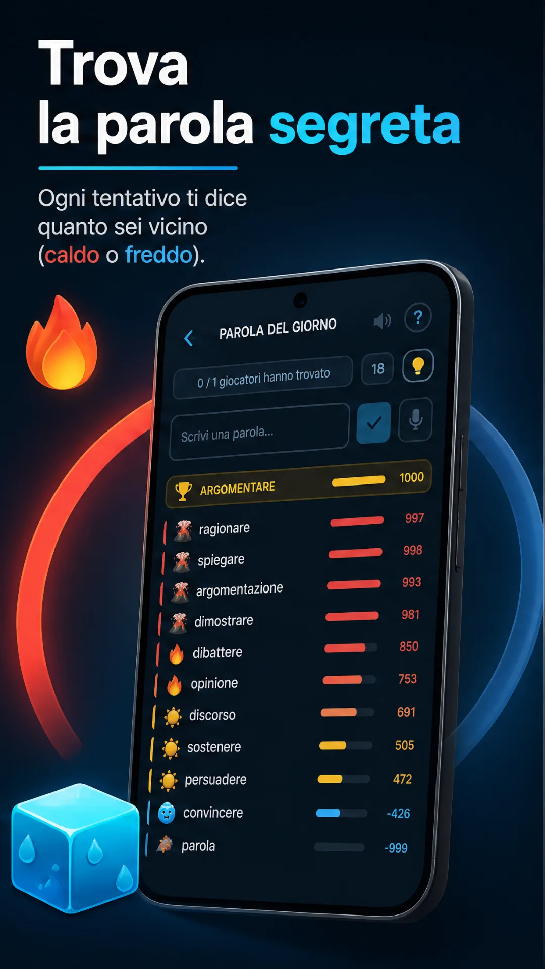 Fuochino — daily word-guessing game