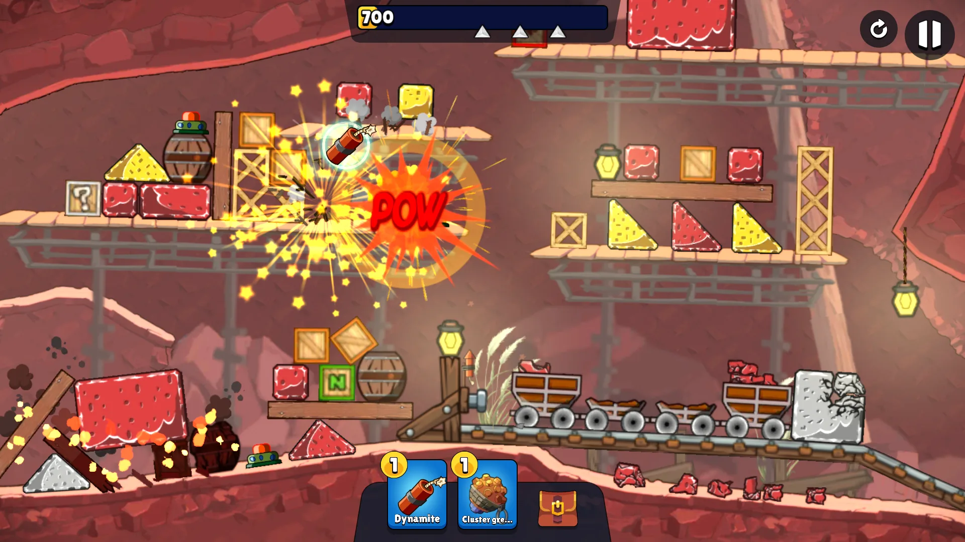 Bomb selection and placement