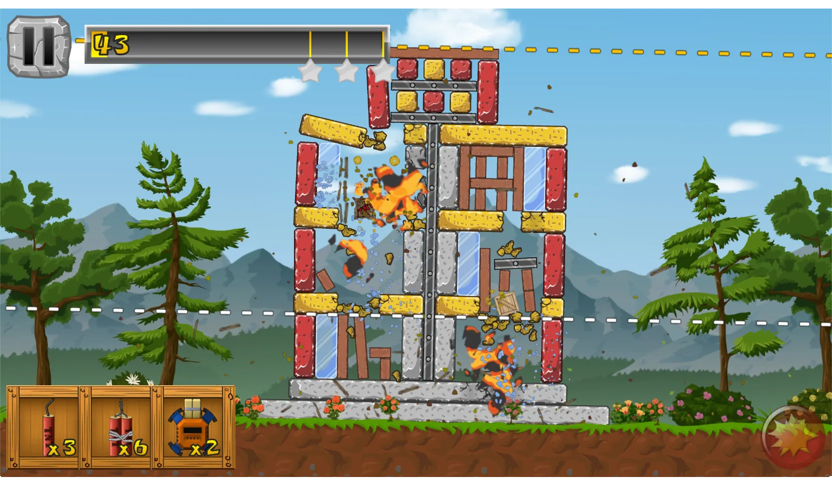 C4 precision demolition